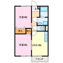 五十鈴ケ丘駅 徒歩7分 1階の物件間取画像